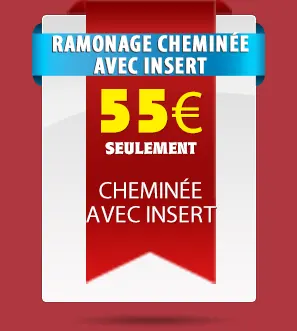 Tarifs ramonage Cheminée avec insert