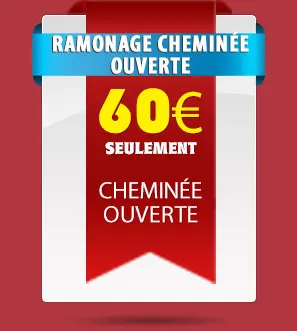 Tarifs ramonage Cheminée ouverte