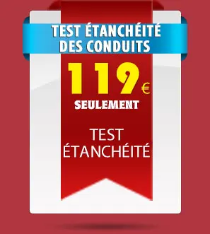 Tarifs test d'étanchéité des conduits